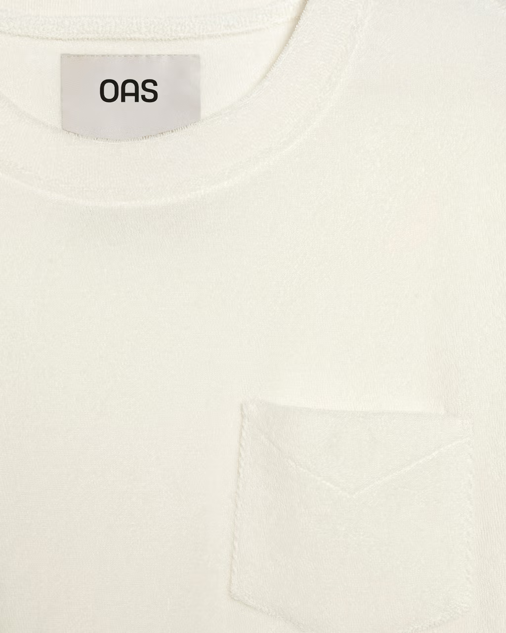 Cotton Terry T-Shirt White
