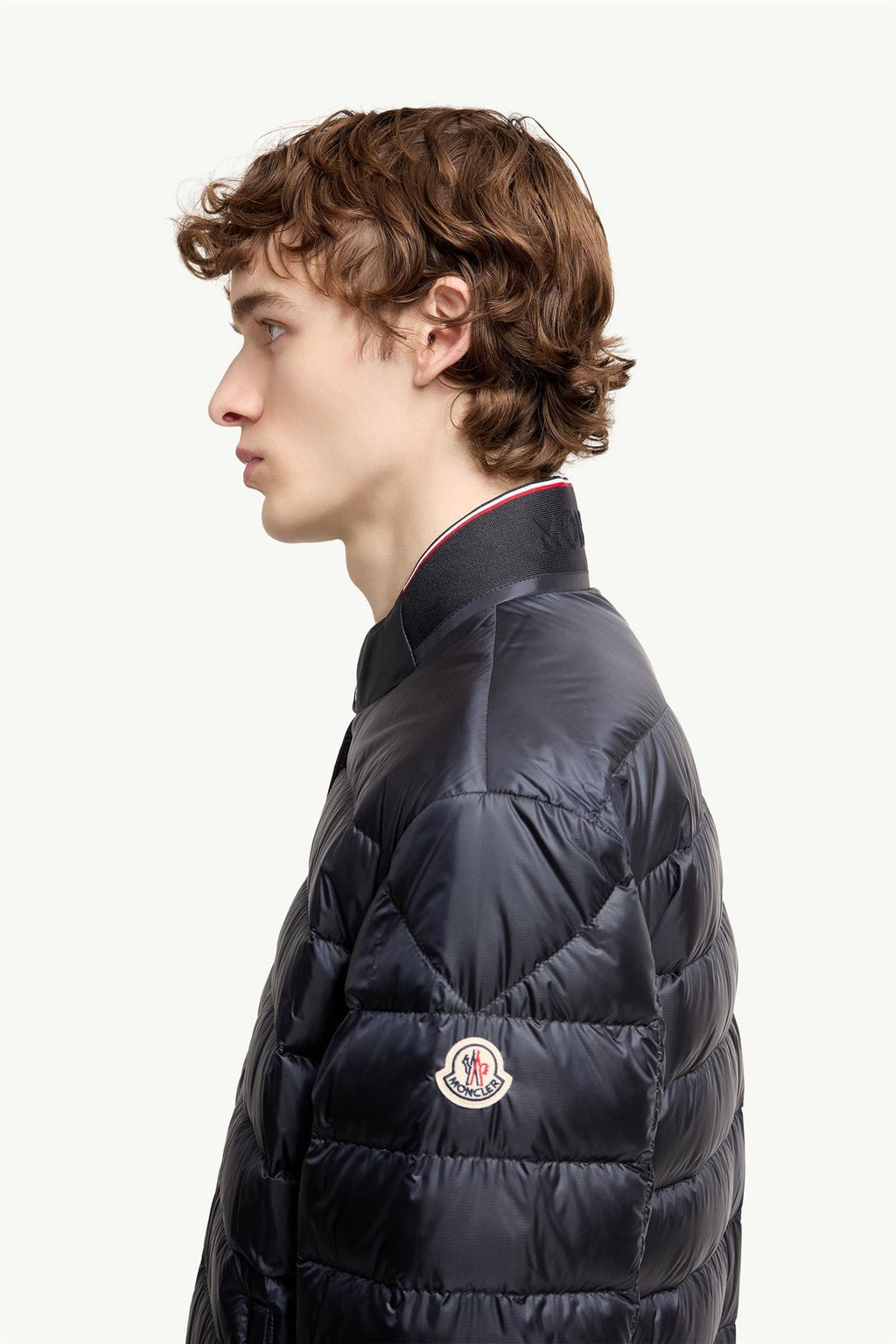 RIGEL Lightweight Down BIKER JACKET BLUE