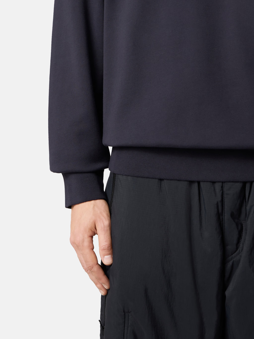 ORGANIC COTTON SWEATSHIRT NAVY