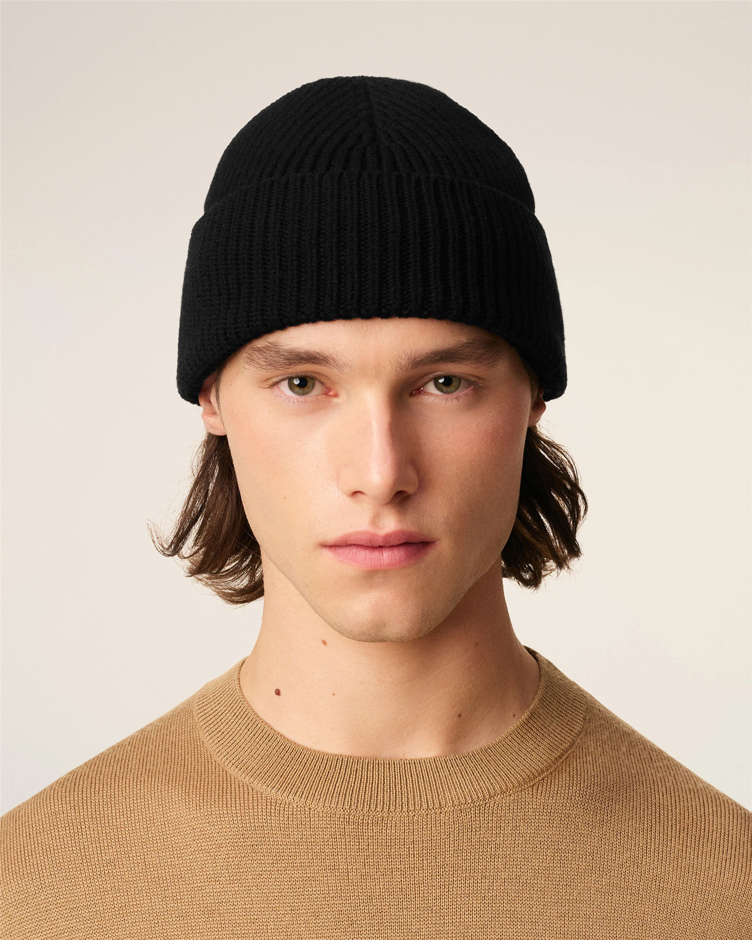 AMI DE COEUR WOOL BEANIE BLACK