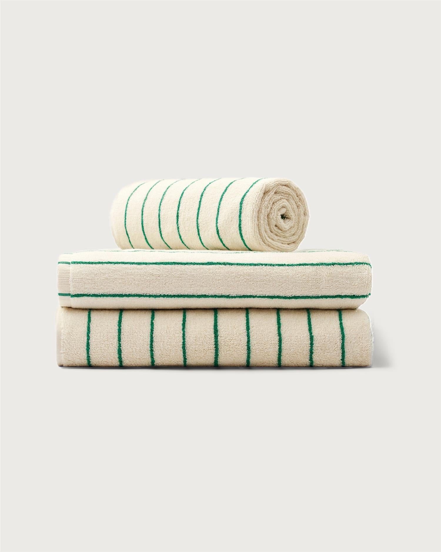 NARAM Hand TOWEL 50x80cm pure white/grass