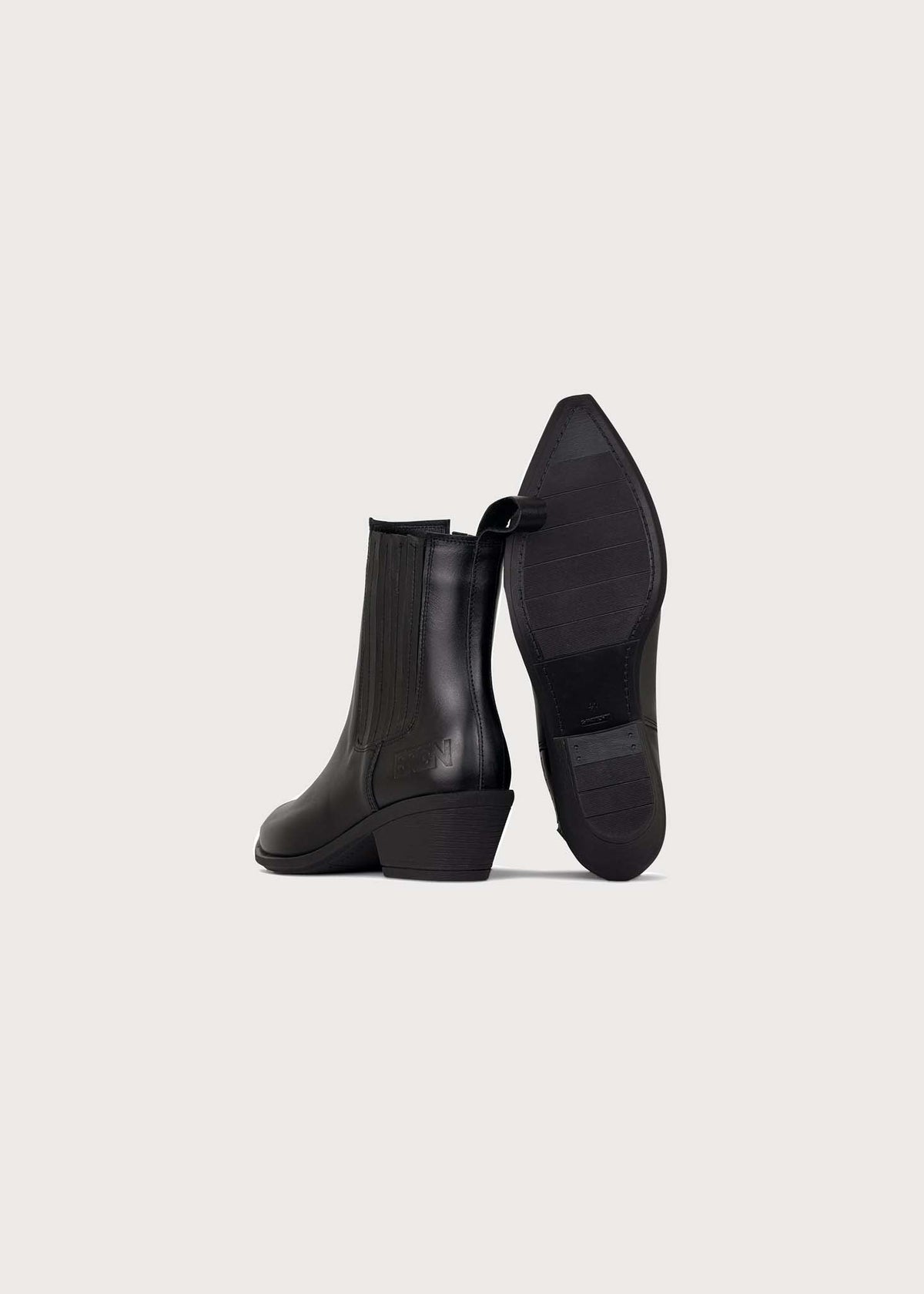 BRGN Sleek Boot New Black