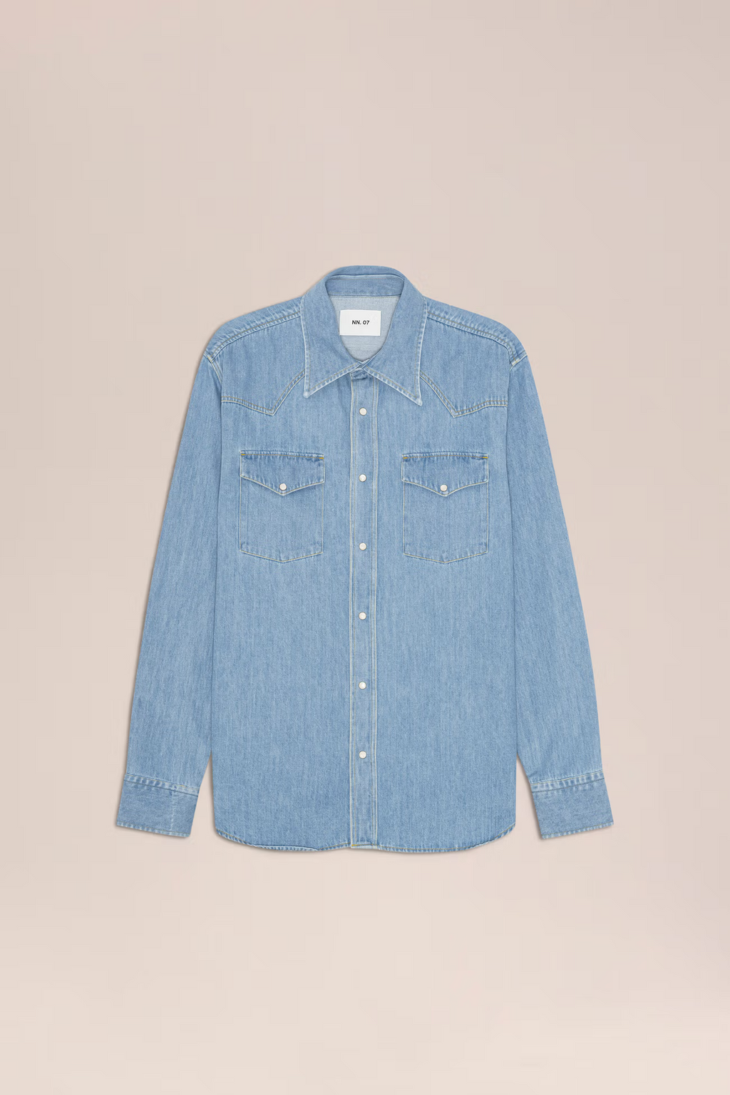 Ricky Western Denim Shirt 50015 Light Indigo
