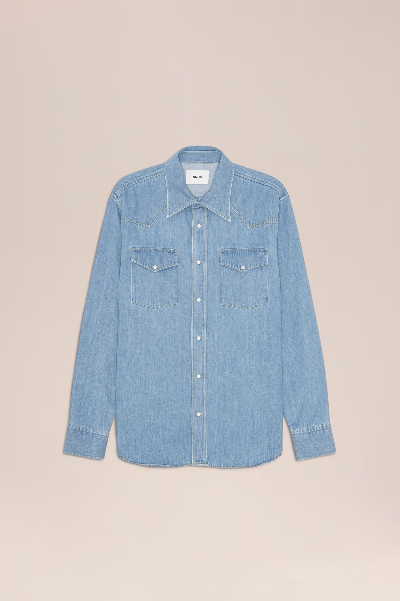 Ricky Western Denim Shirt 50015 Light Indigo