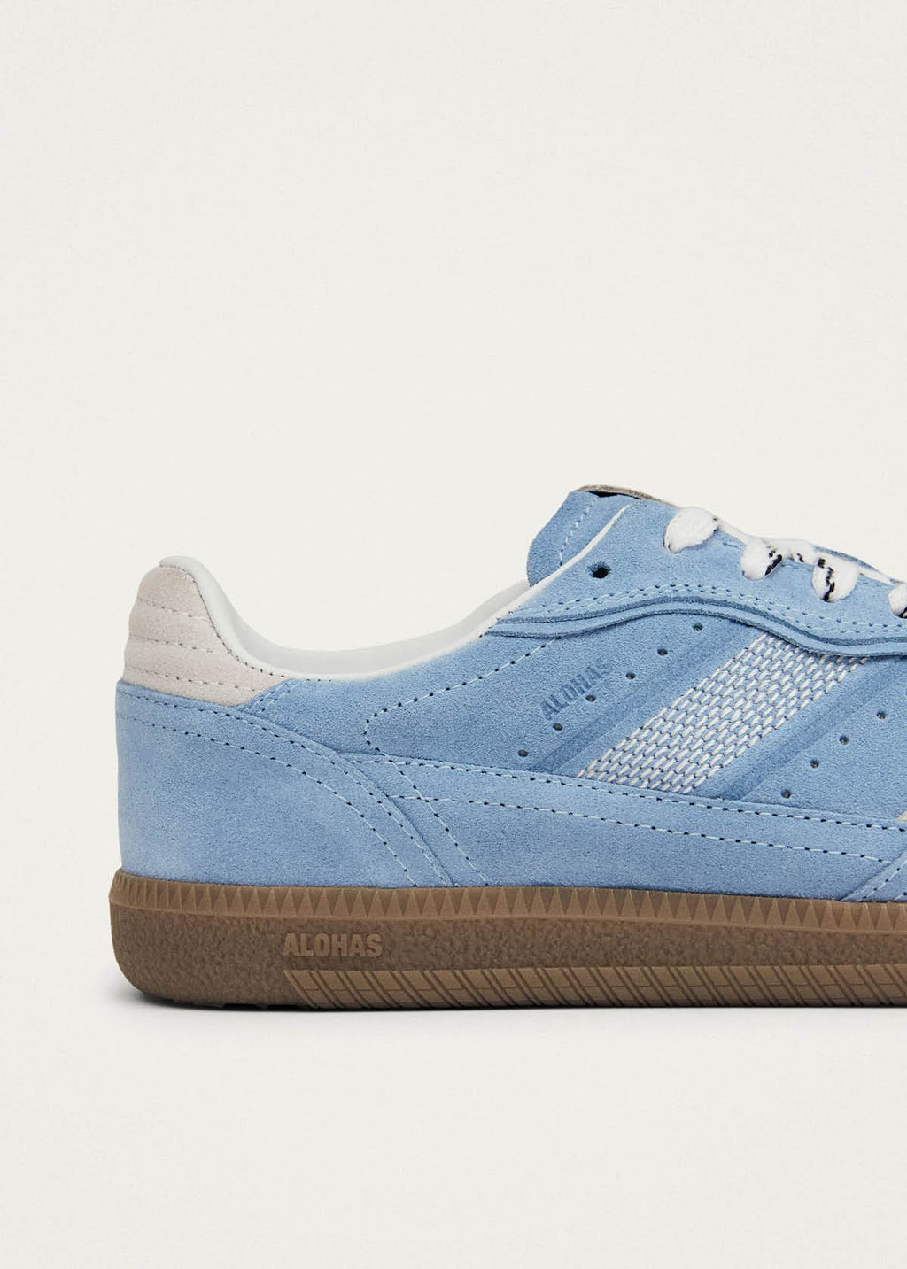 TB.490 Leather Sneakers Rife Cornflower Blue Cream