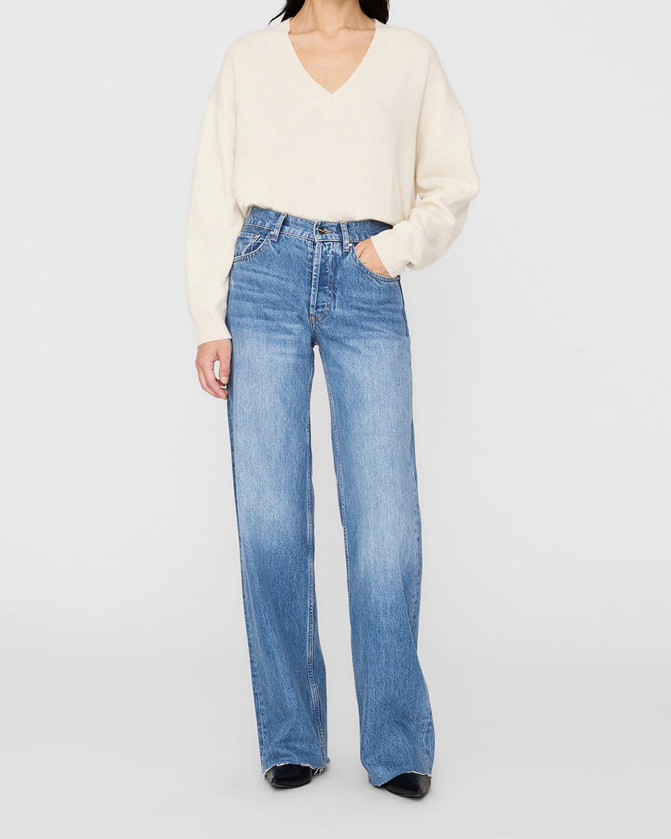 HUGH RELAXED WIDE JEANS PANAMA BLUE