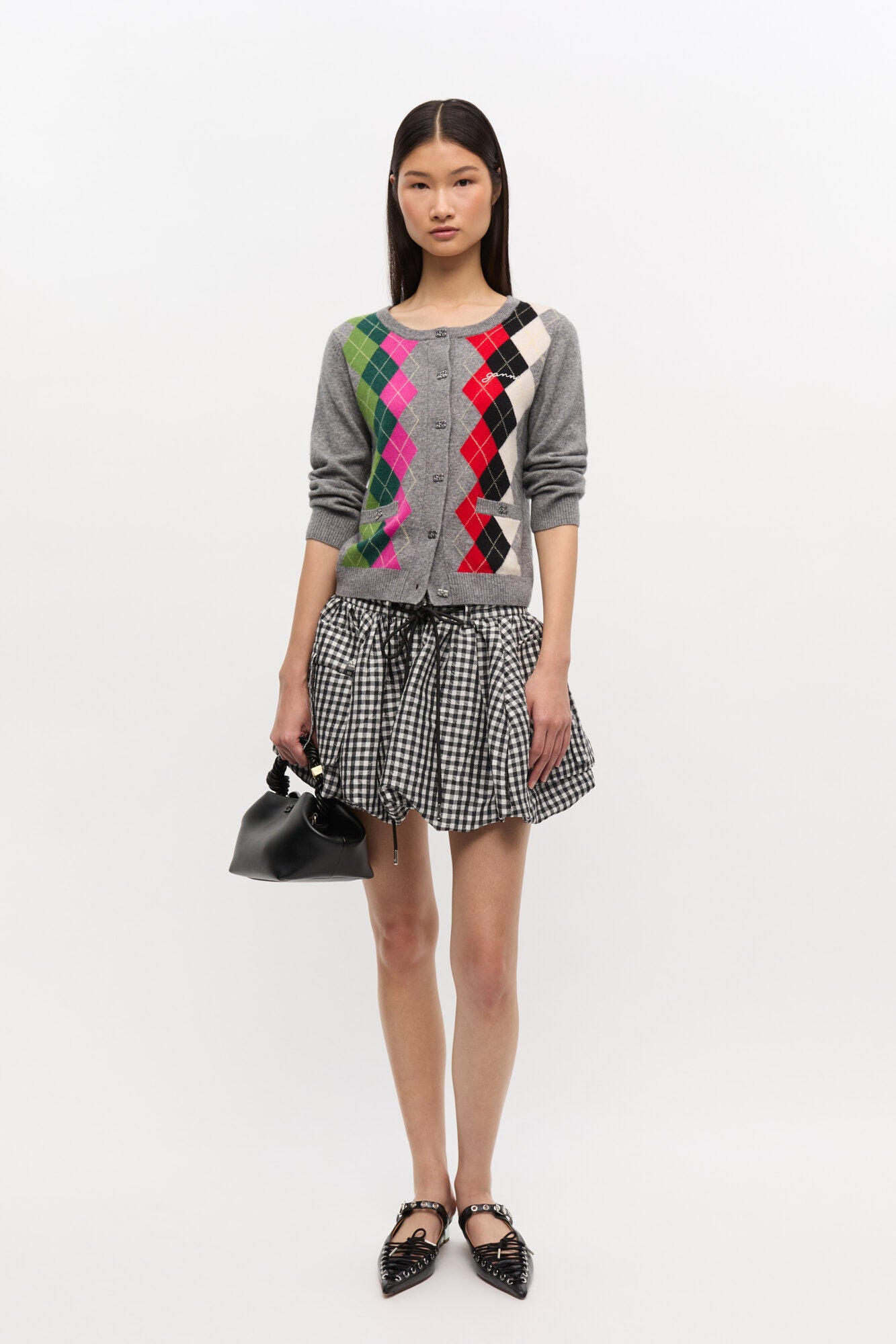 Wool Cashmere Blend Cardigan Paloma Melange