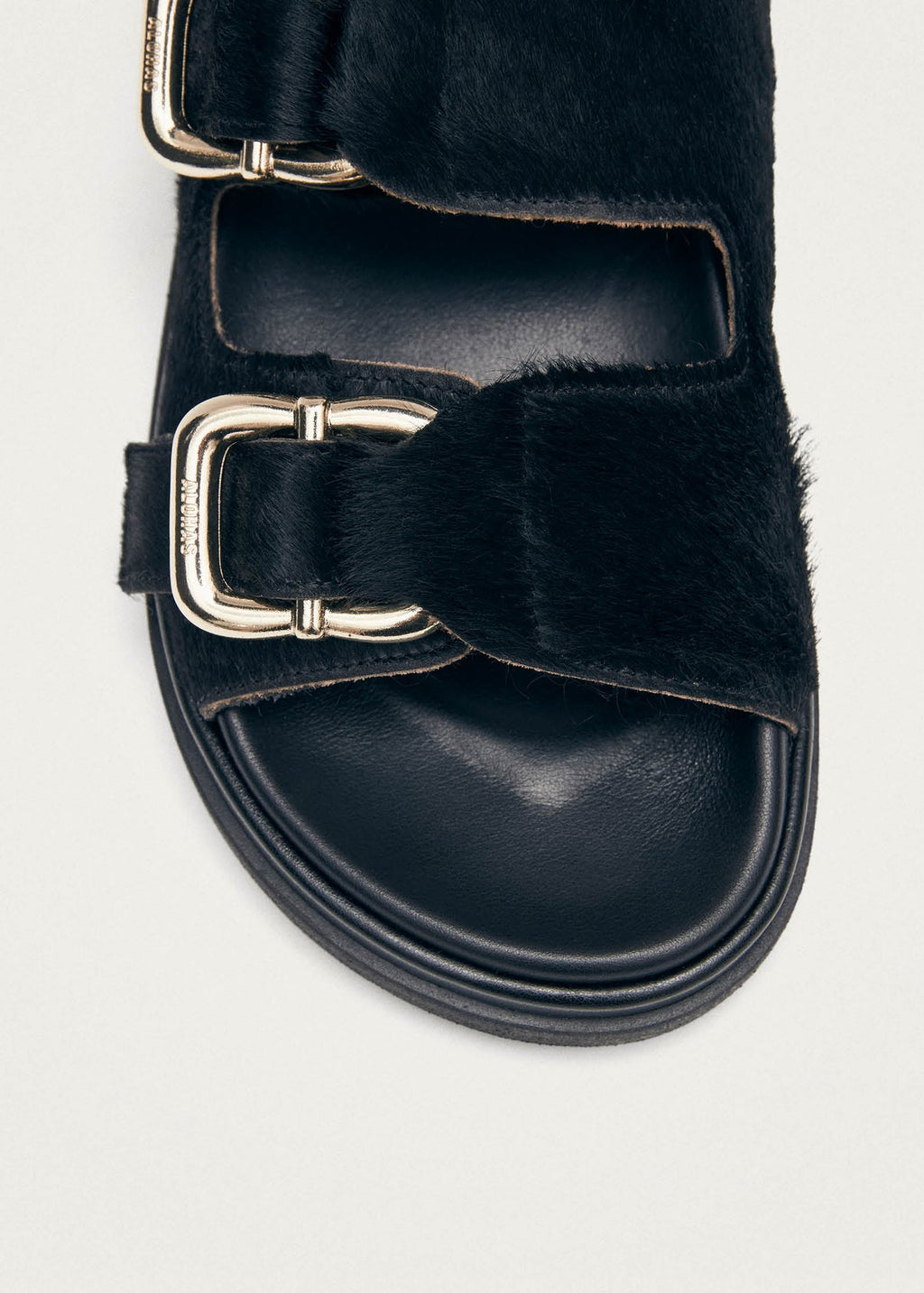 Harper Soft Leather Sandals Black