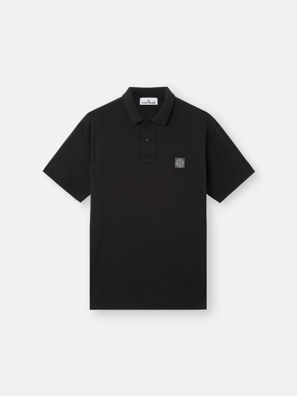 COTTON JERSEY POLO BLACK – Walero