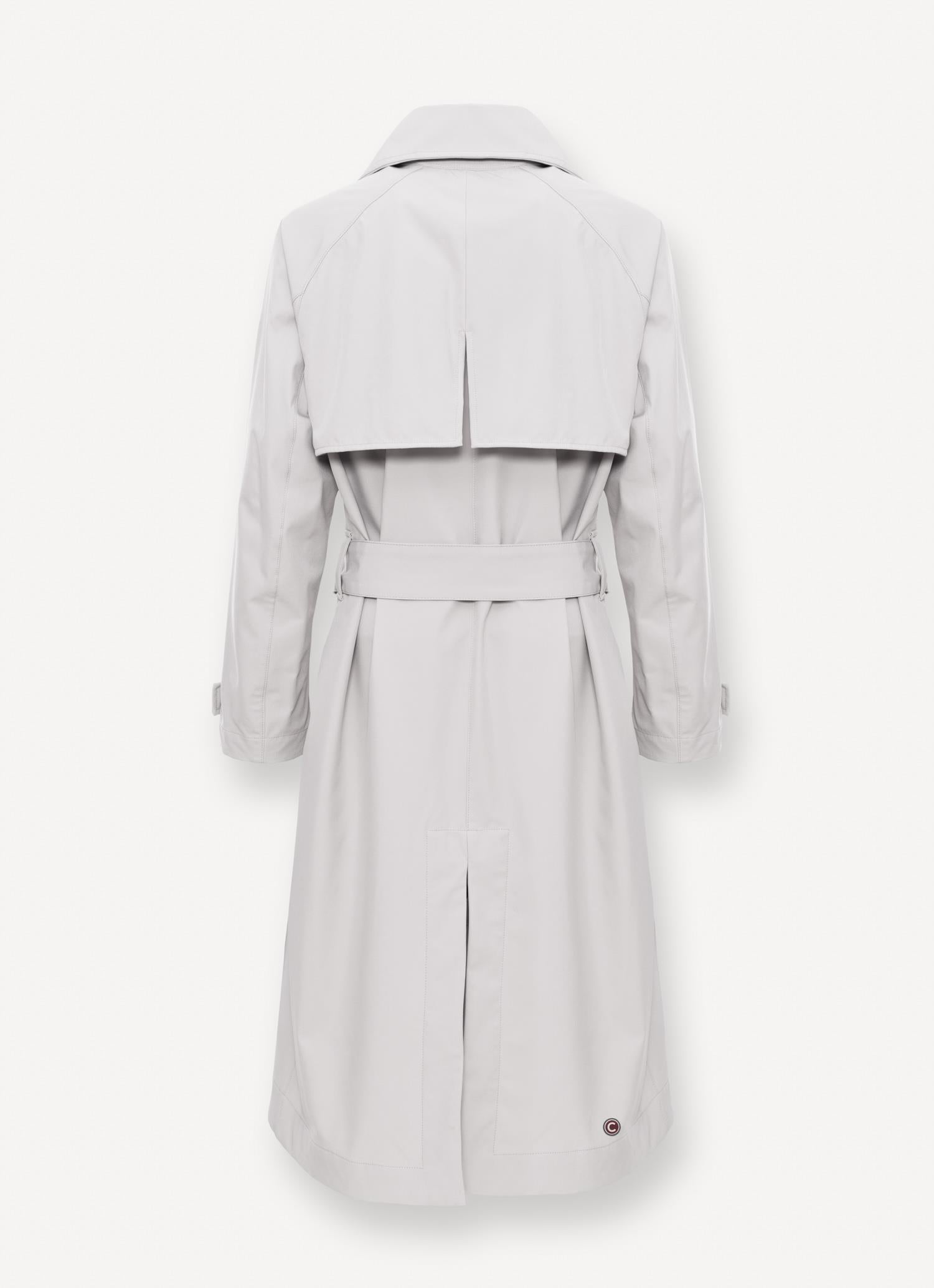 LONG WATERPROOF TRENCH COAT HEMP BEIGE