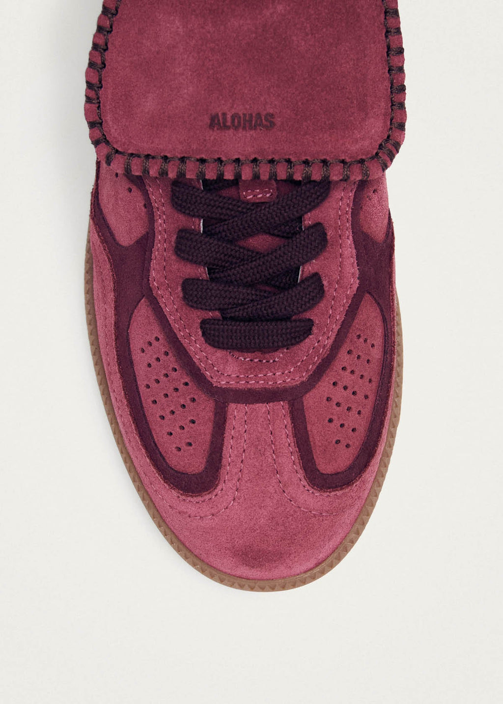Tb.490 Club Suede Leather Sneakers Raspberry
