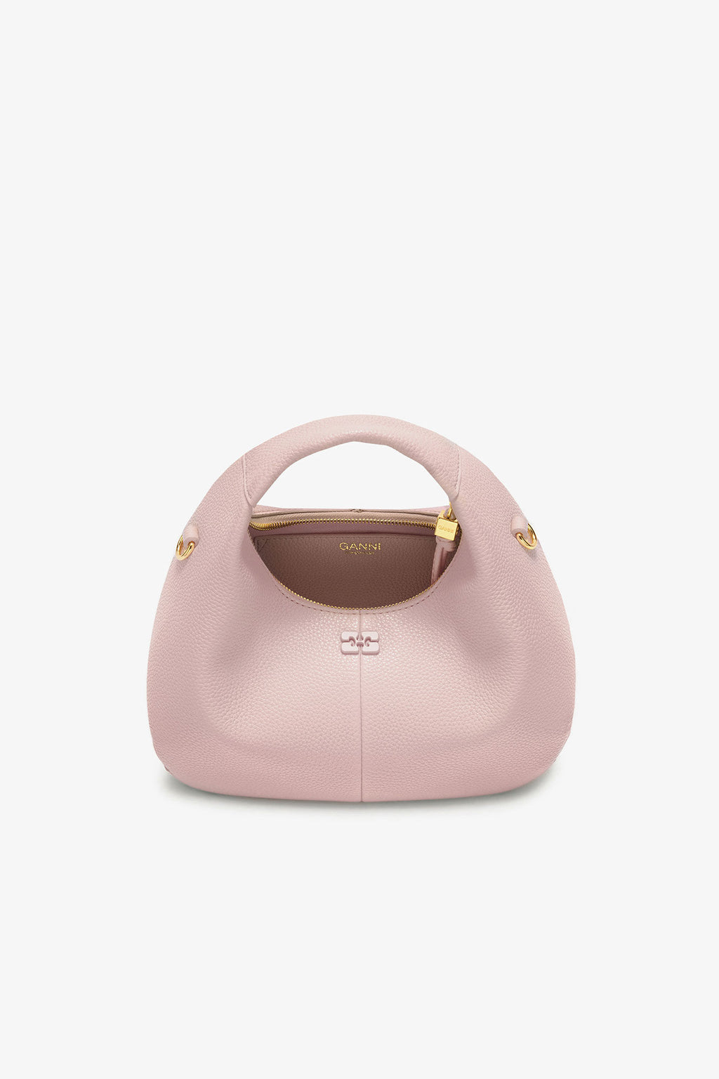 Hobo Mini Grained Bag Chalk Pink