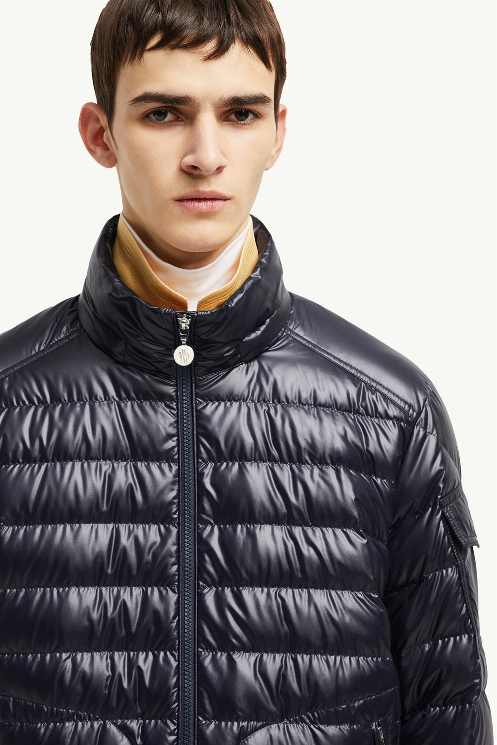Lauros Hooded Down Jacket Navy