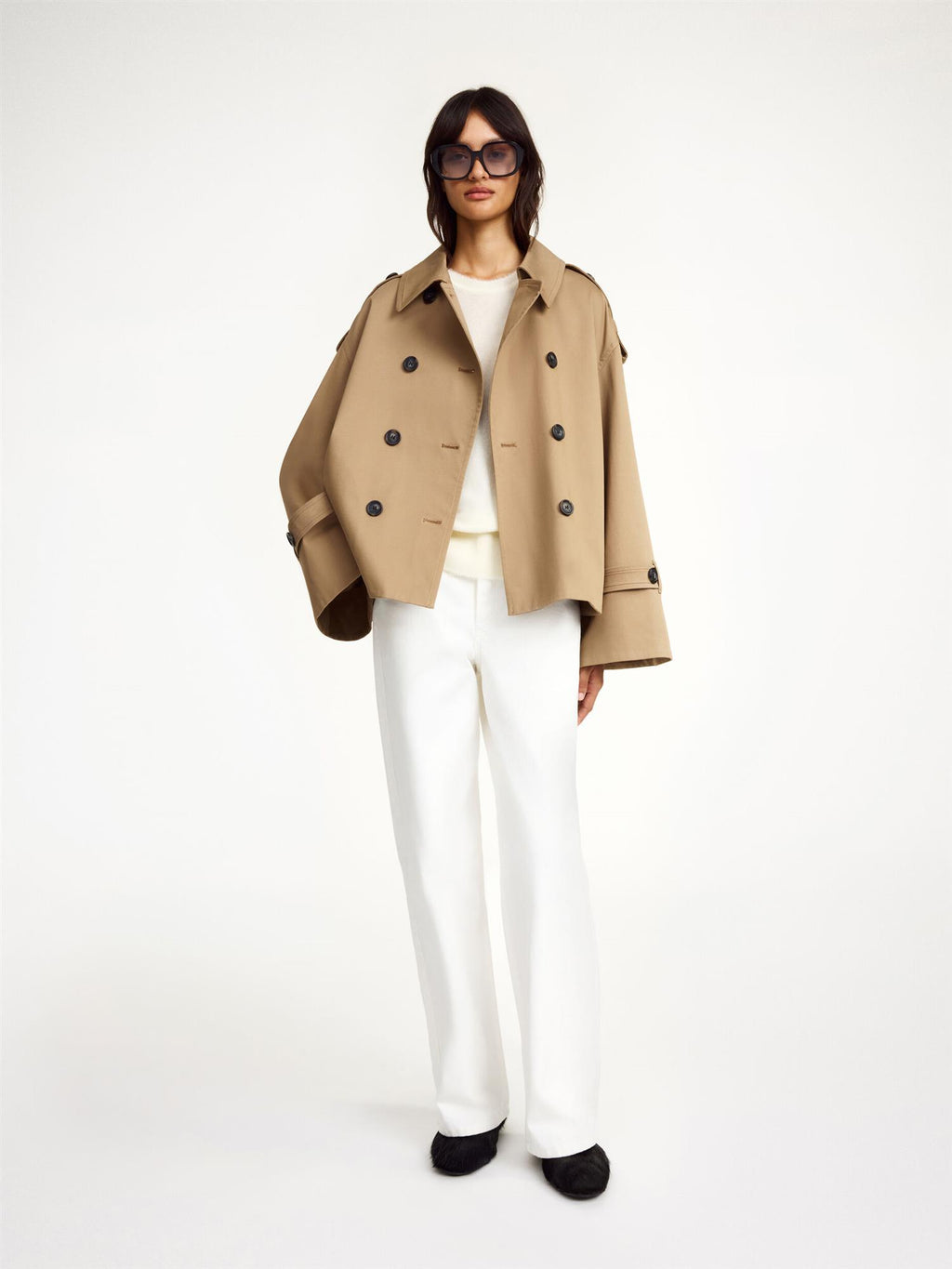 ALISANDRA SHORT TRENCH JACKET Fosil