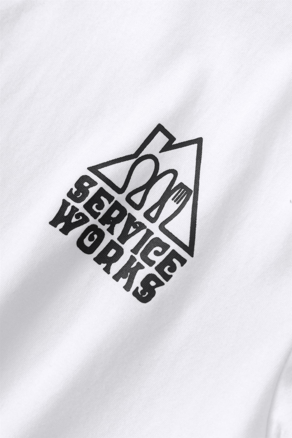 Home Comforts Chest Print T-shirt White