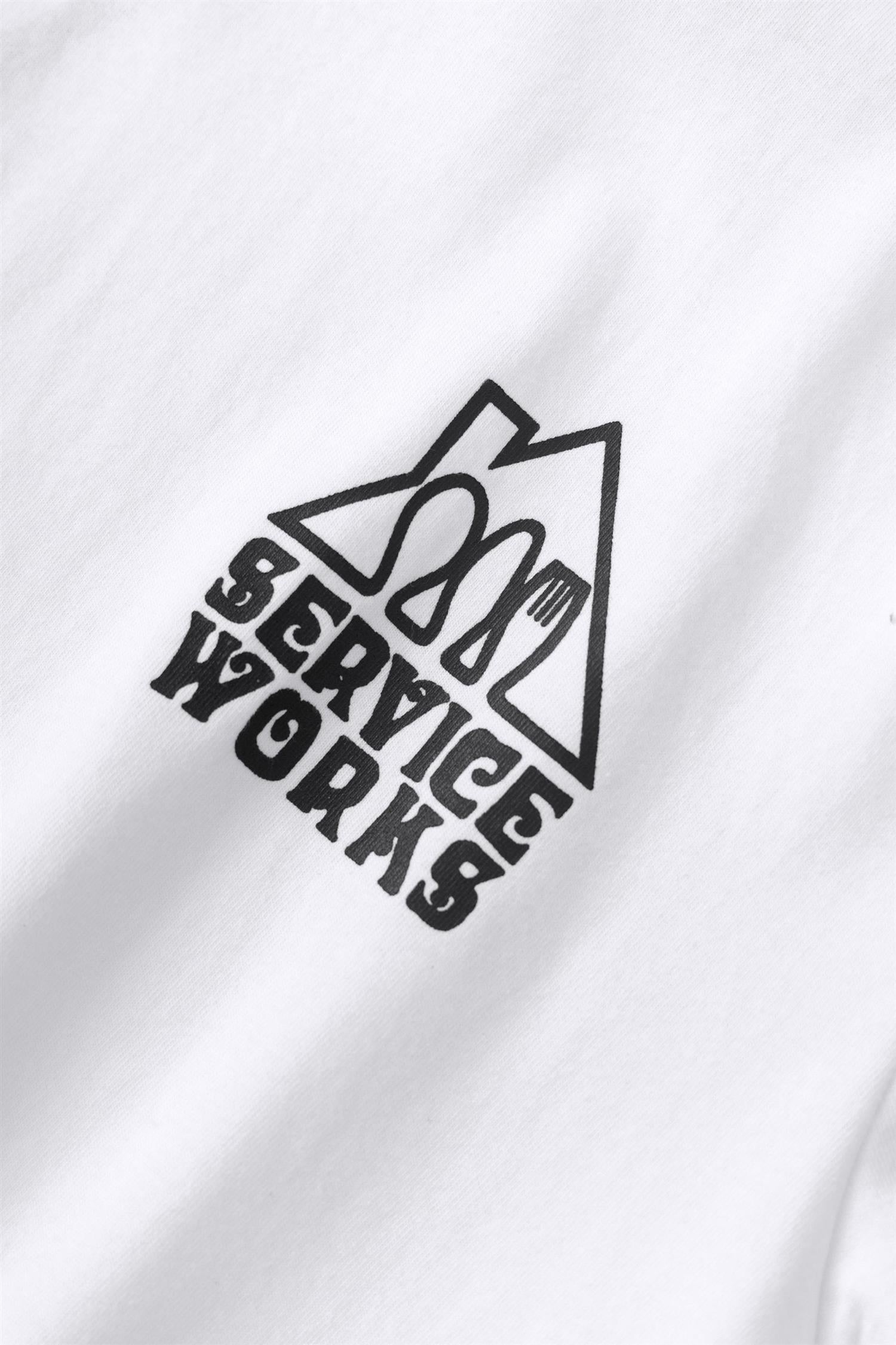 Home Comforts Chest Print T-shirt White