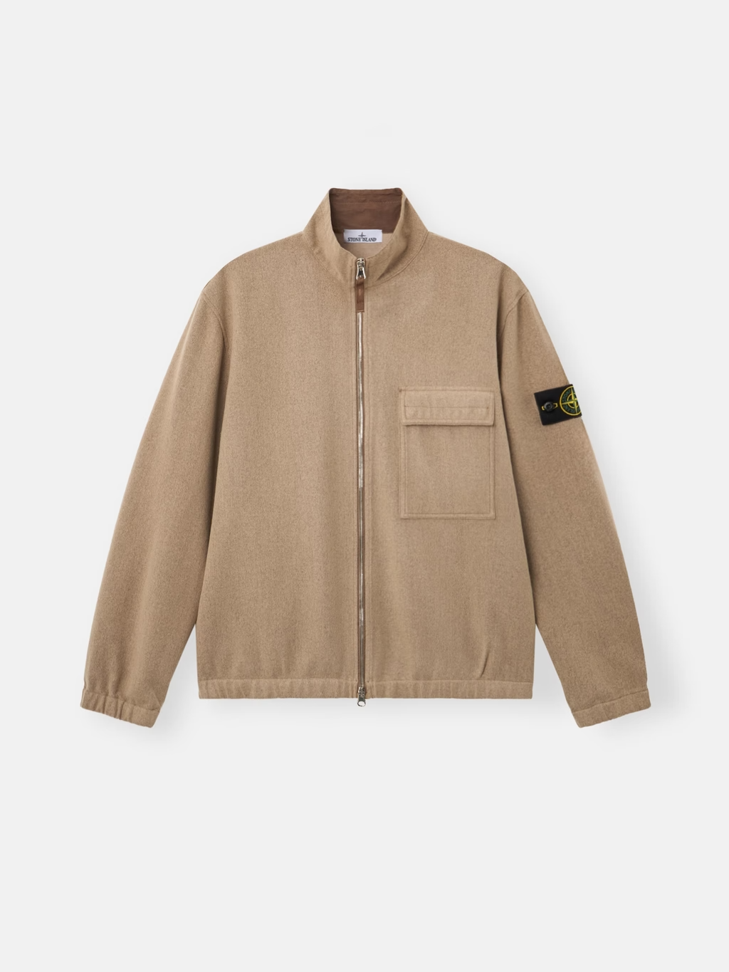 WOOL NYLON FLANNEL Overshirt BISCUIT