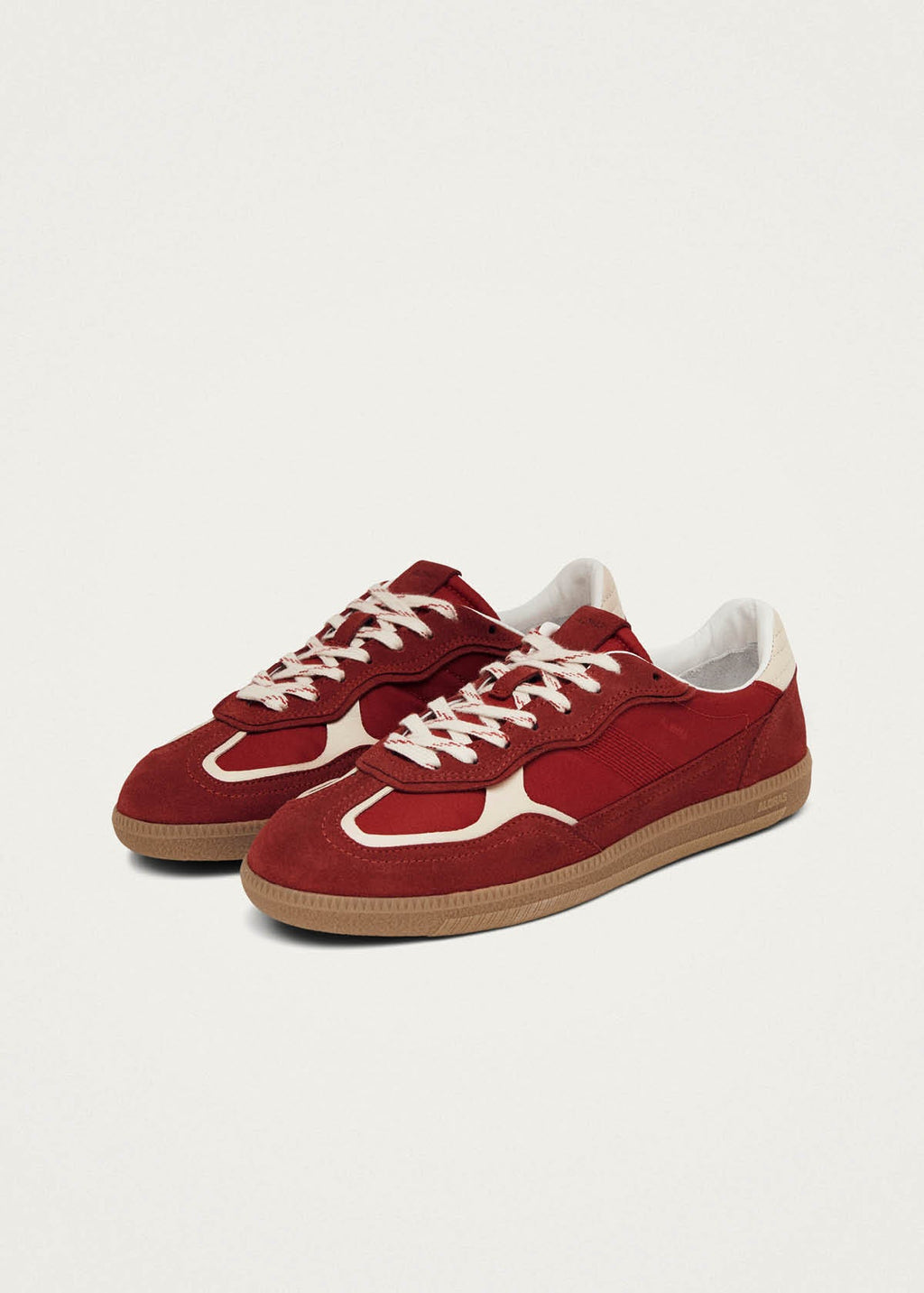 Tb.490 Leather Sneakers Rife Sheen Red