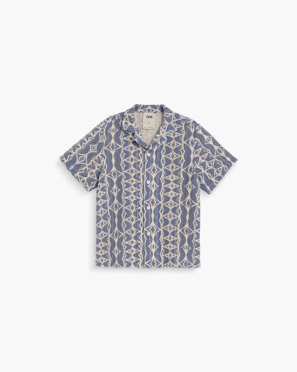 Arko Geometric Cuba Shirt Blue