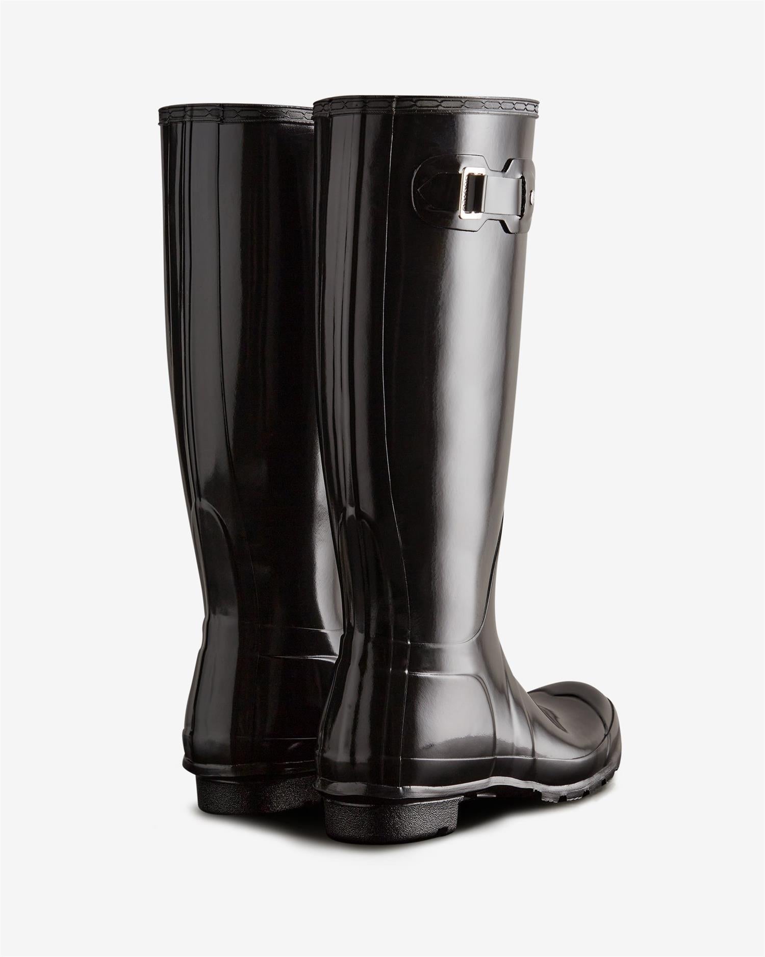 WOMENS ORIGINAL TALL GLOSS BOOTS Black