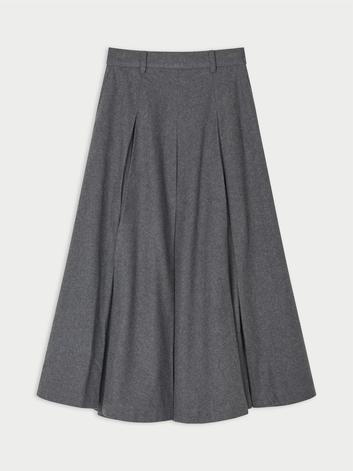 Eden Cotton maxi skirt Dark Grey Melange