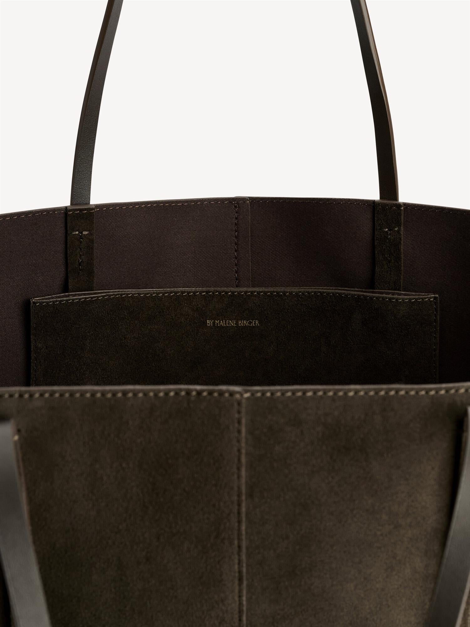 ABILLA SUEDE Tote Bag WARM BROWN