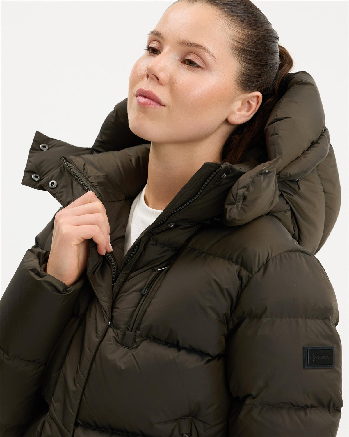 Stella Short Down Jacket Olive