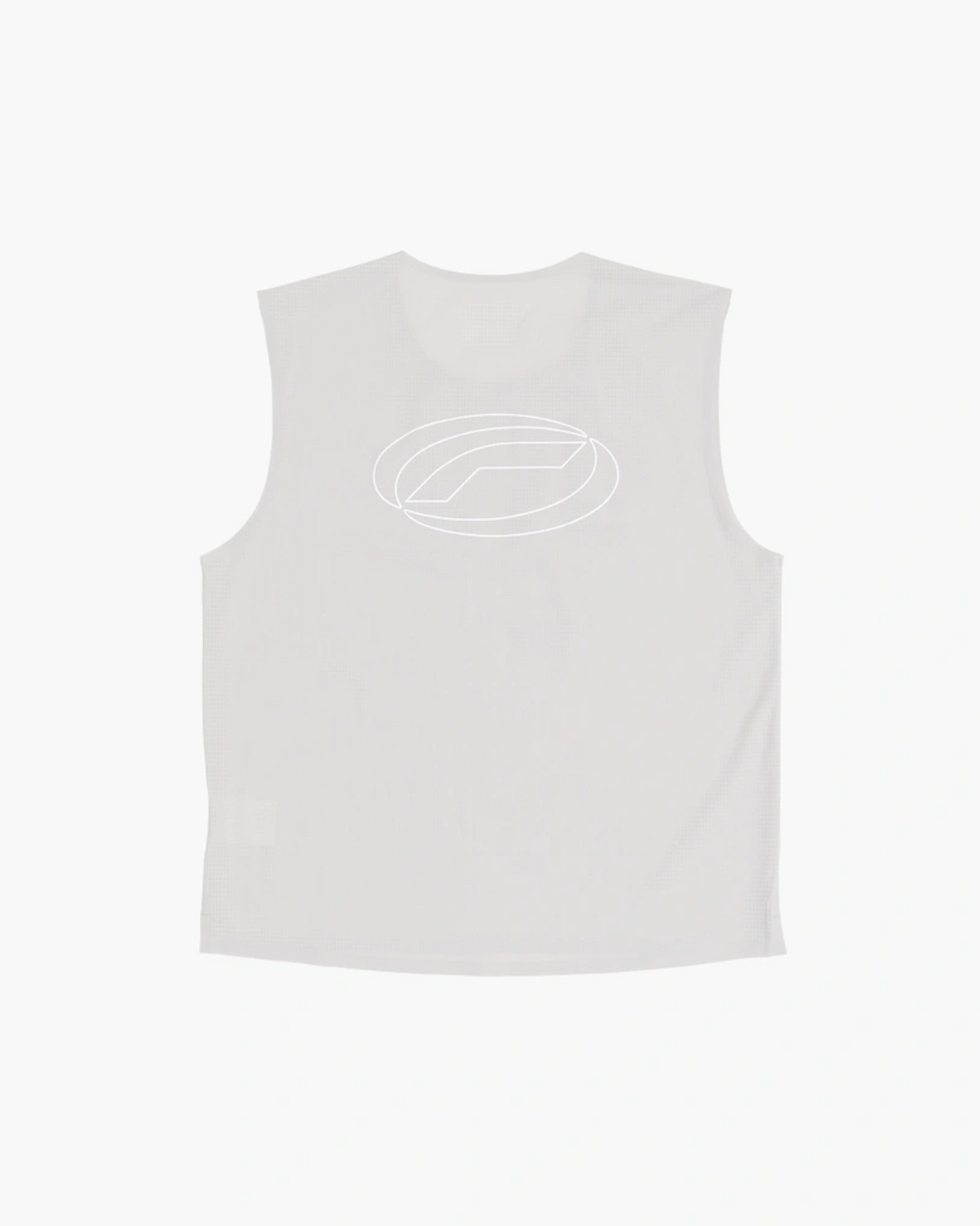 Perforted Crop Tank Top COOL GREY