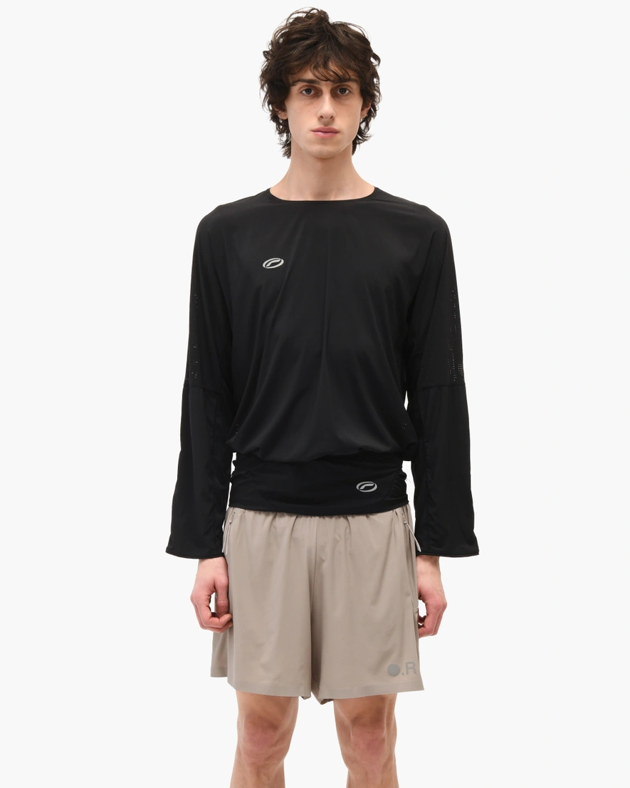 Perforated Longsleeve BLACK
