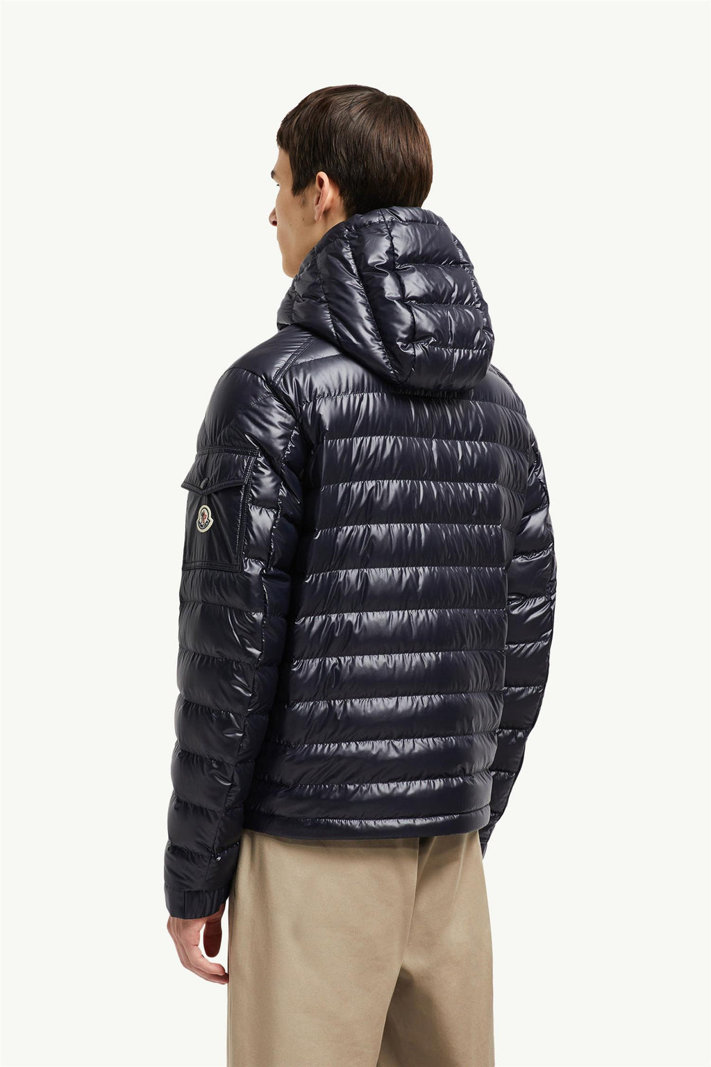 Lauros Hooded Down Jacket Navy