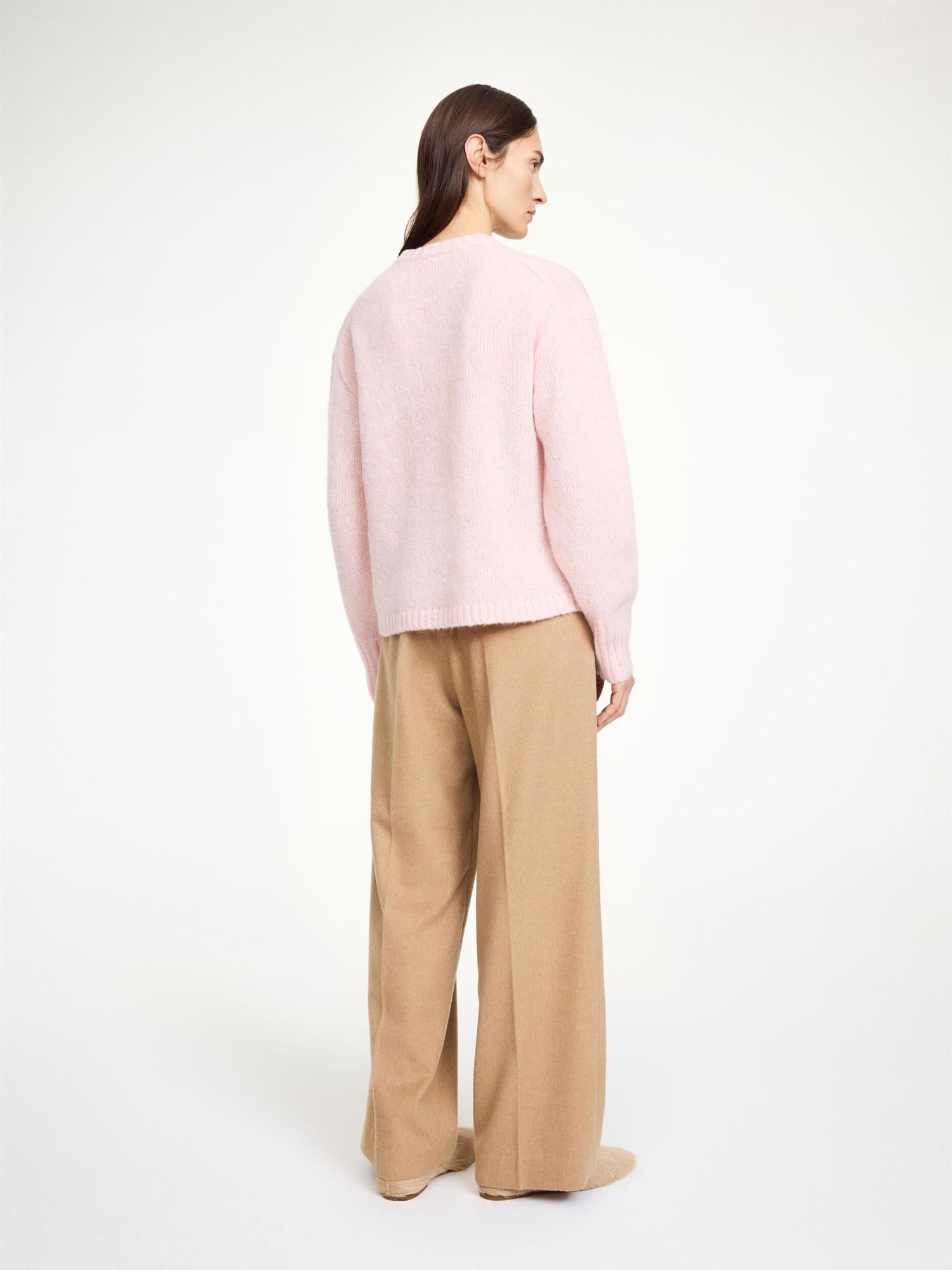 BRIE Wool Mohair Sweater Chalk Pink
