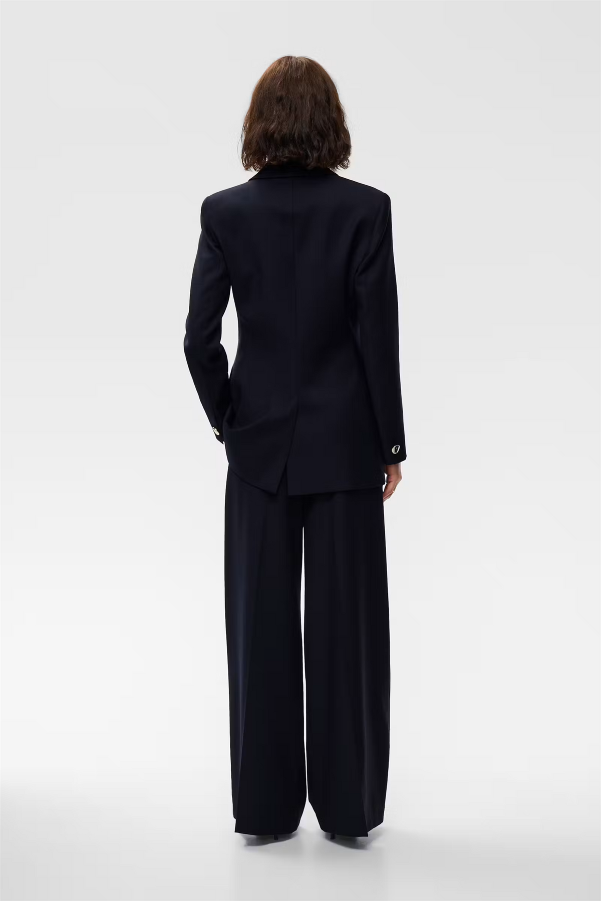 Jolanka Wool Blend Blazer Dark Navy