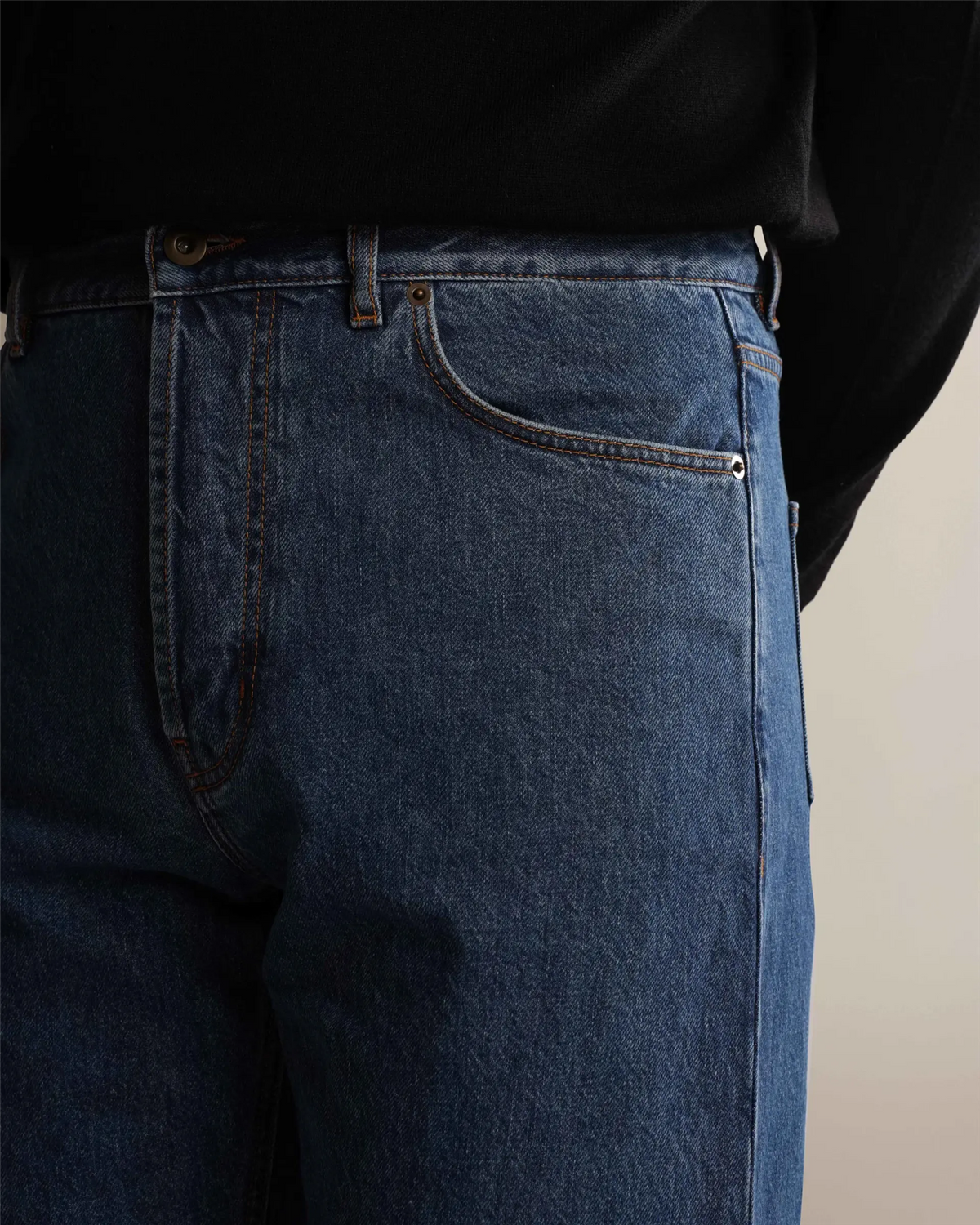 Cavour Regular Straight Leg Jeans Blue