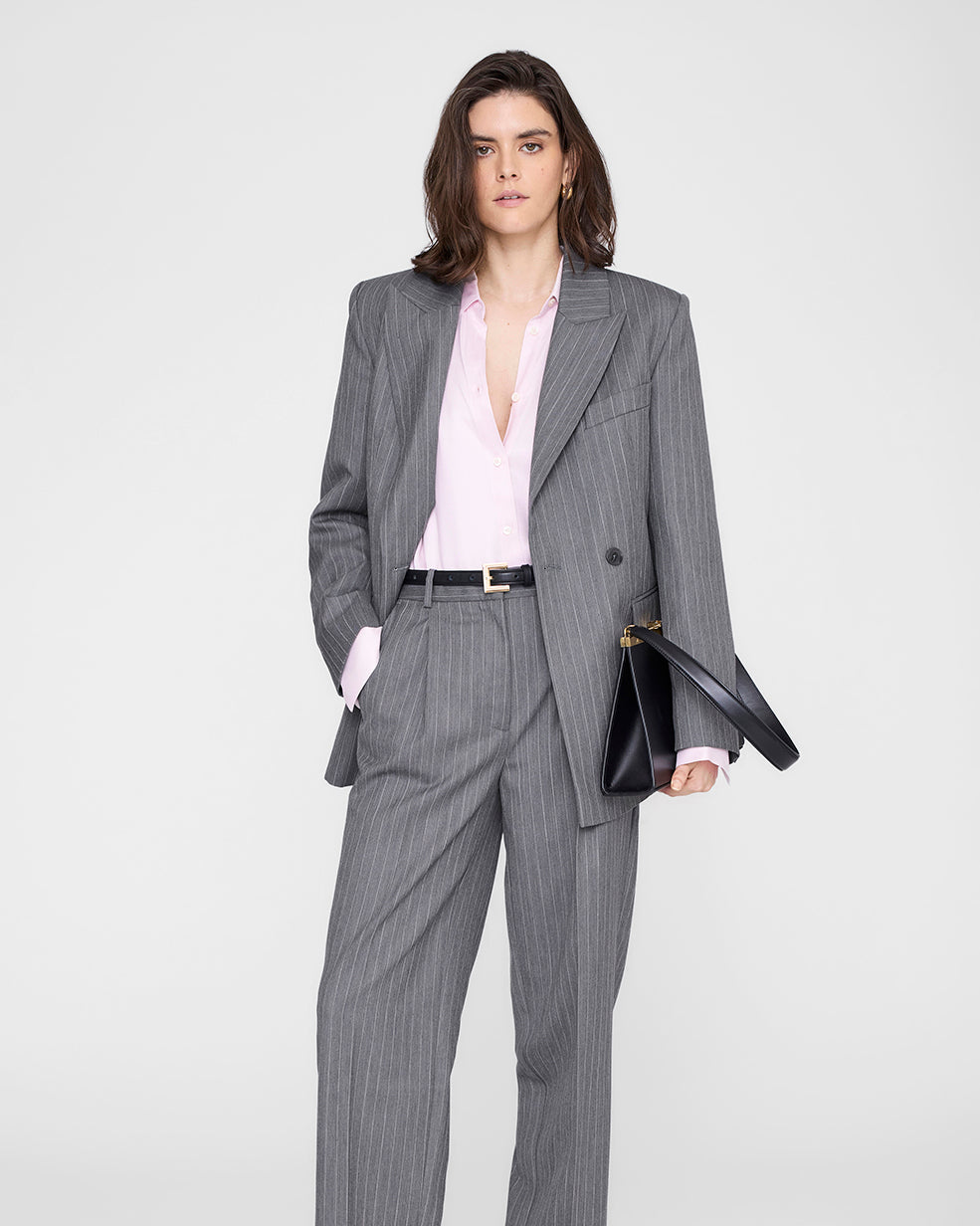 BRIDGET TENCEL BLEND SHIRT POWDER PINK