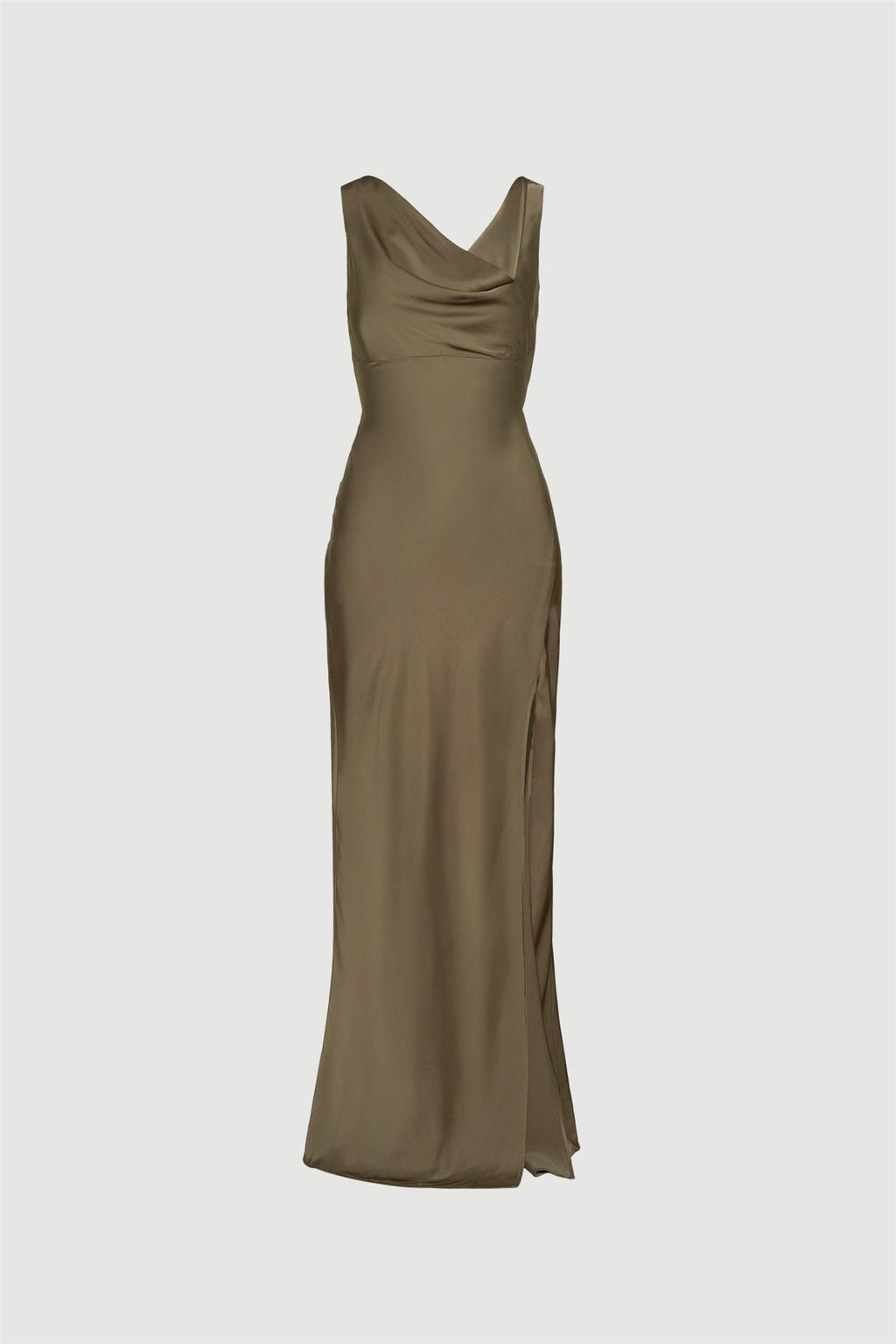 Cameron Viscose Dress Burnt Olive