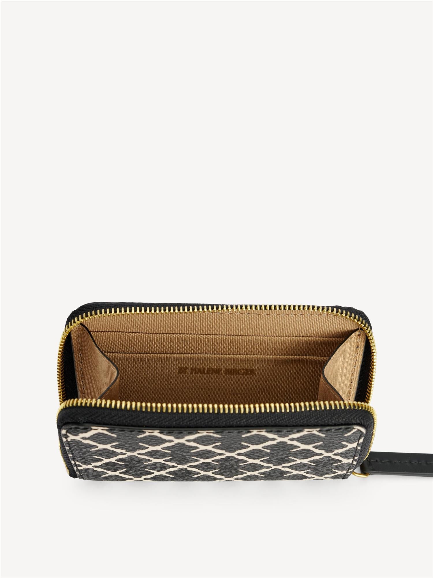 ELIA PRINTED COIN PURSE WALLET BLACK