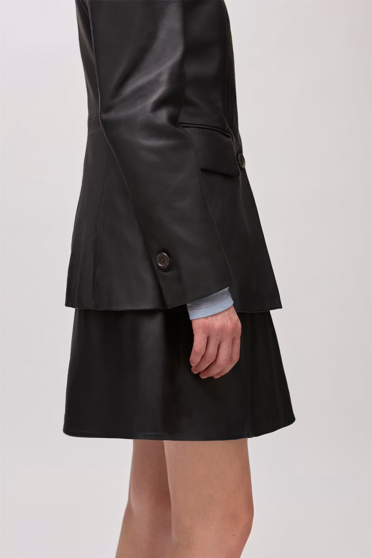 Liza Leather Jacket Black