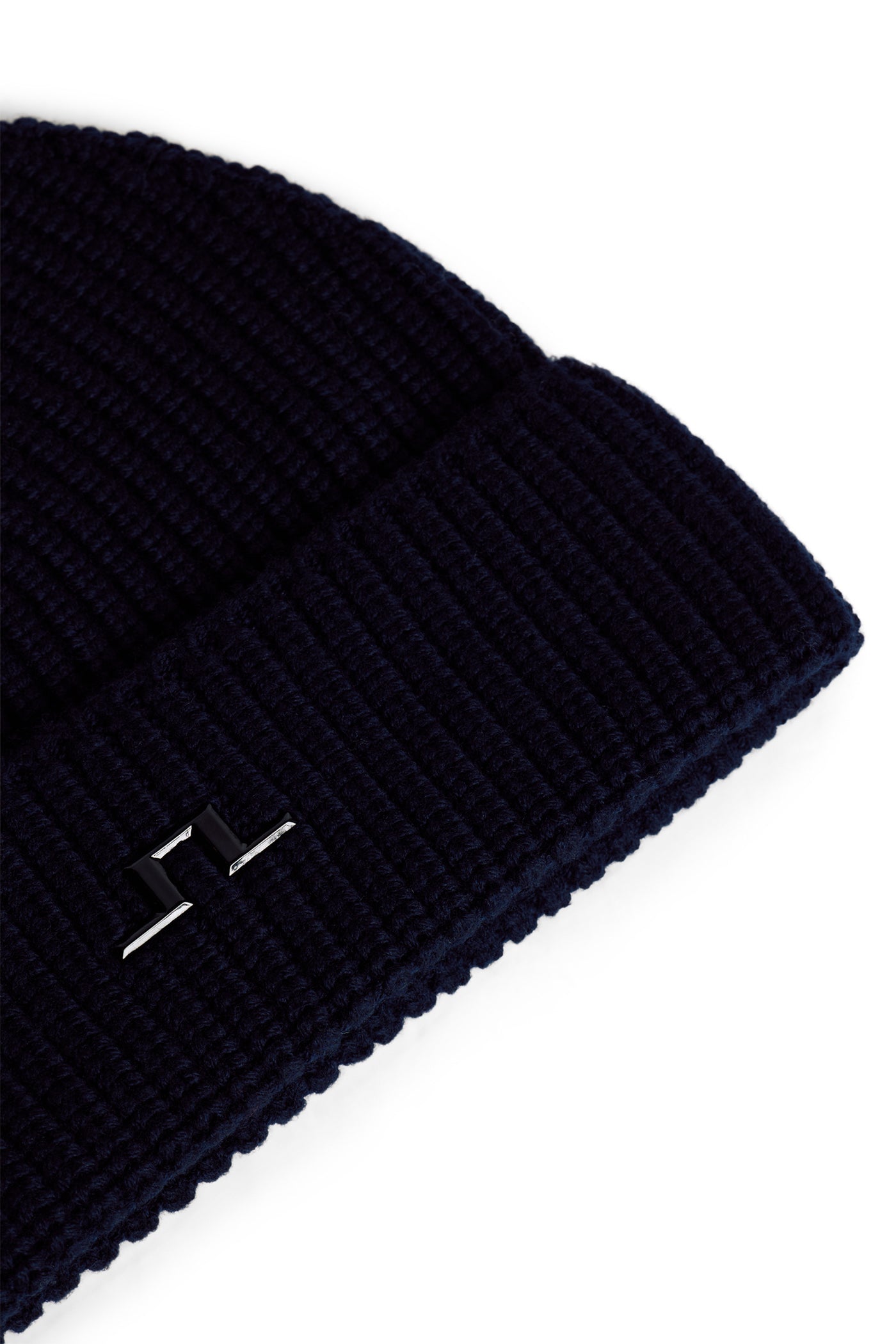 Joan Merino Beanie Navy