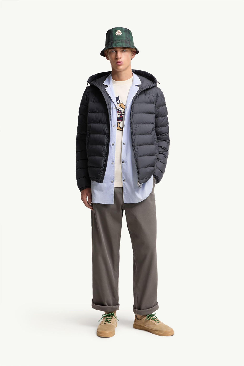 VERMEILLE Lightweight Hooded Down JACKET BLUE
