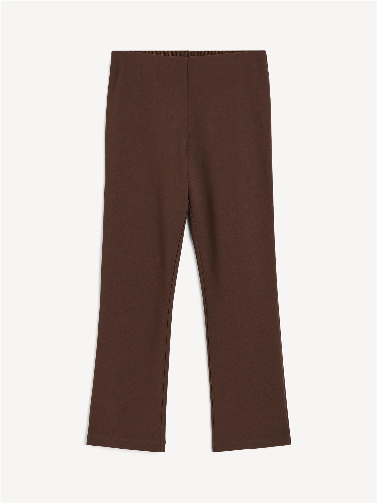 VILEA Cropped Trousers Warm Brown