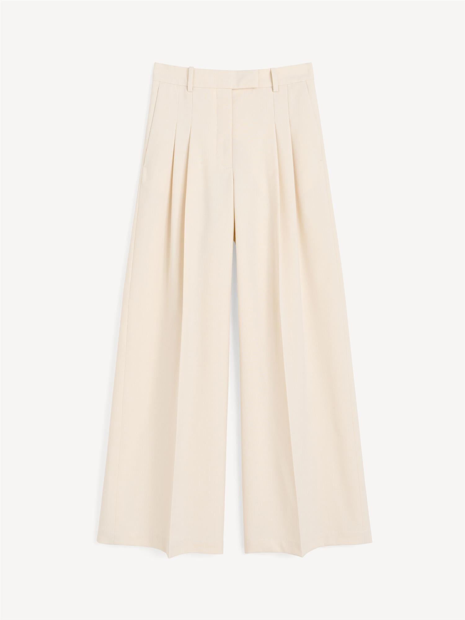 Taalia wide-leg trousers Soft White