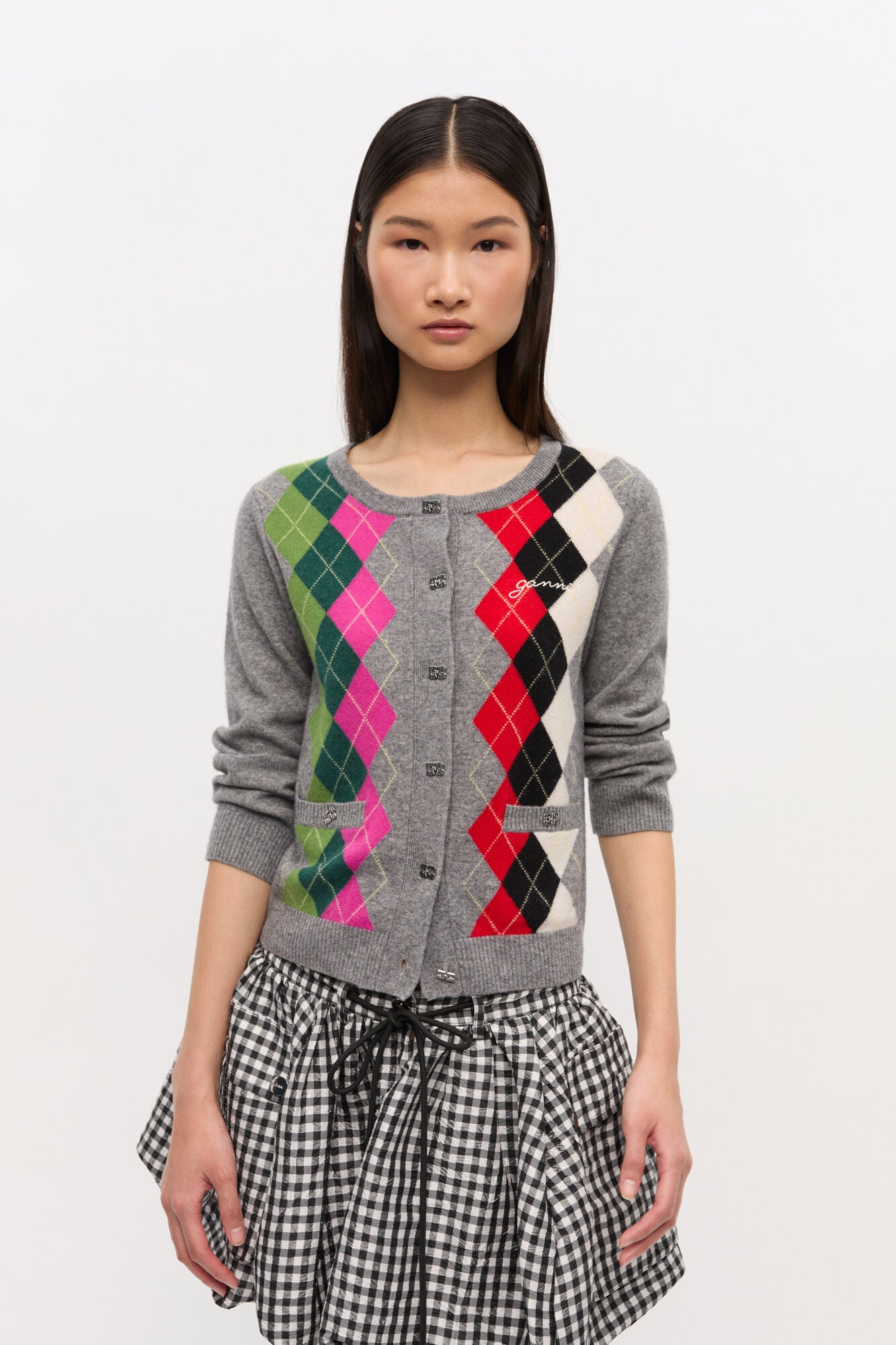 Wool Cashmere Blend Cardigan Paloma Melange