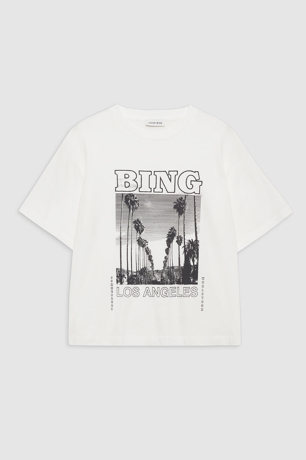 LOUIS BING TOUR T-shirt IVORY