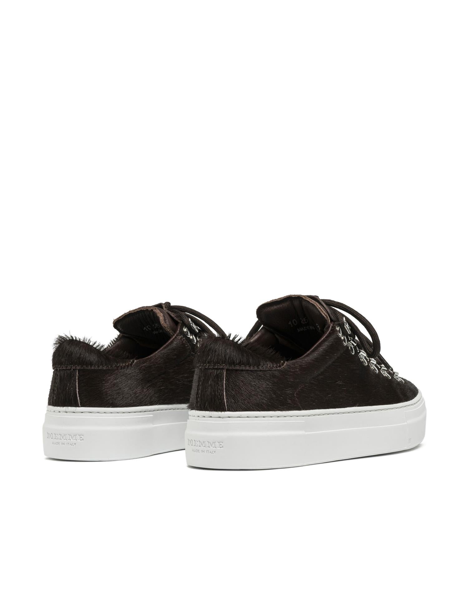 MAROSTICA LOW PLATFORM dark brown haircalf