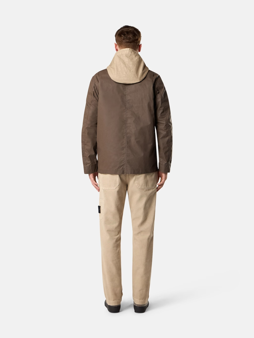 WAXED COTTON FIELD JACKET UMBER