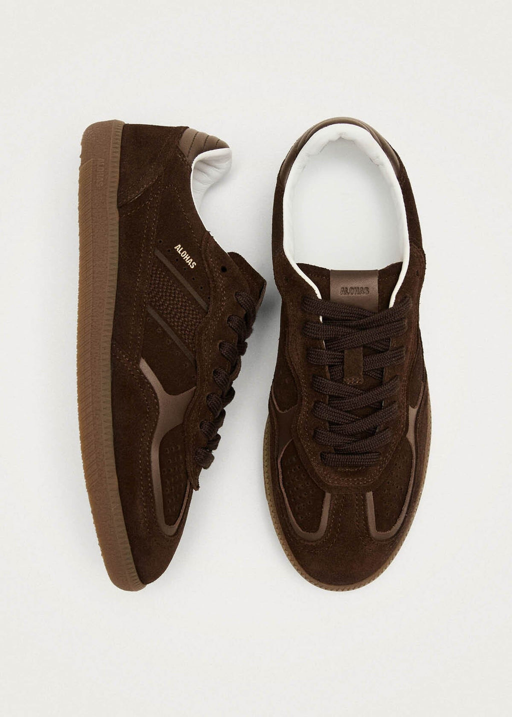 TB.490 Leather Sneakers Rife Chocolate Brown