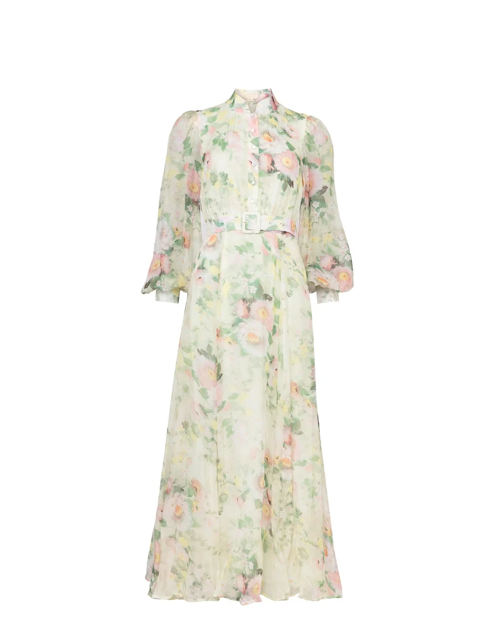 Organza Belt Dress Watercolour Dreams
