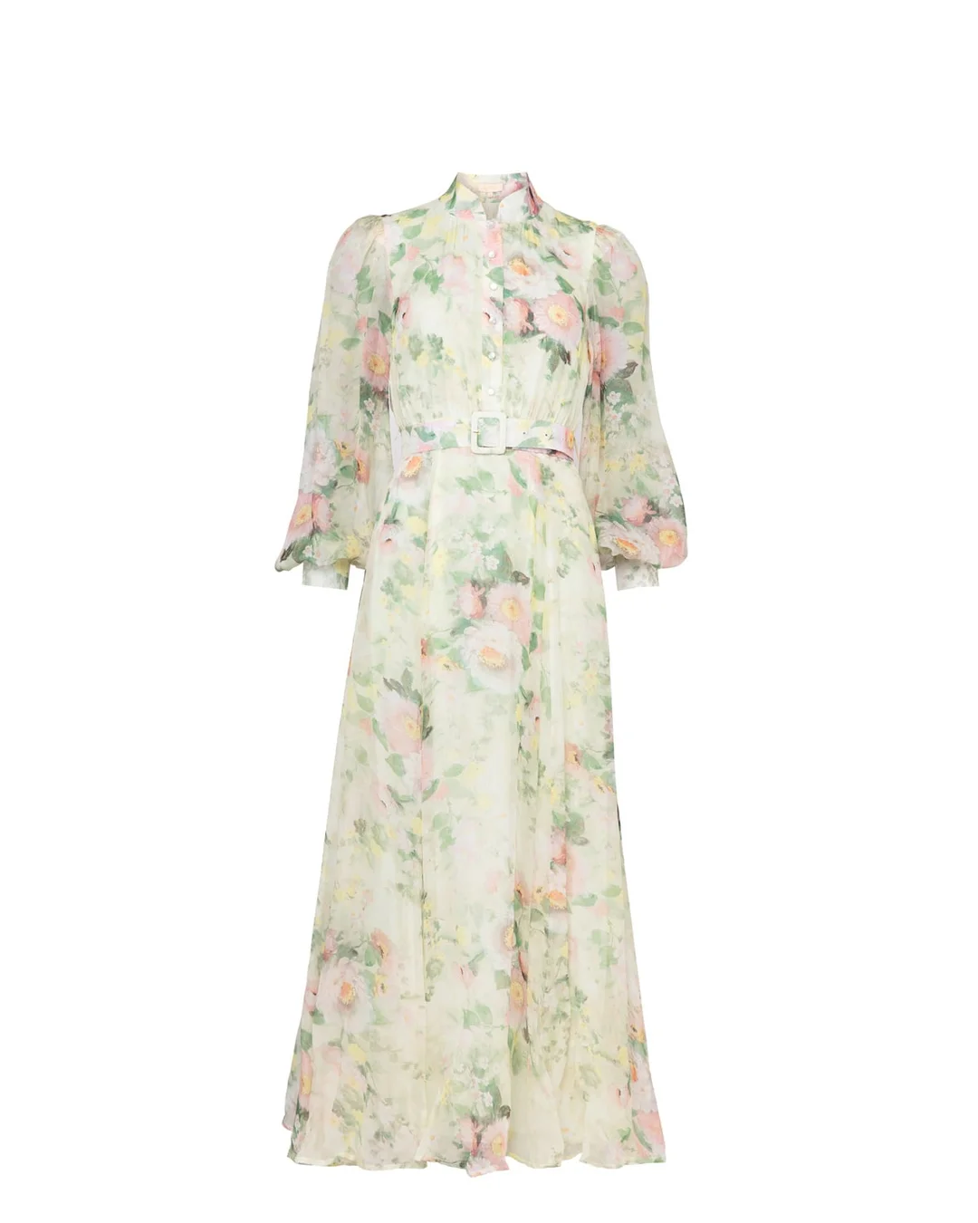 Organza Belt Dress Watercolour Dreams