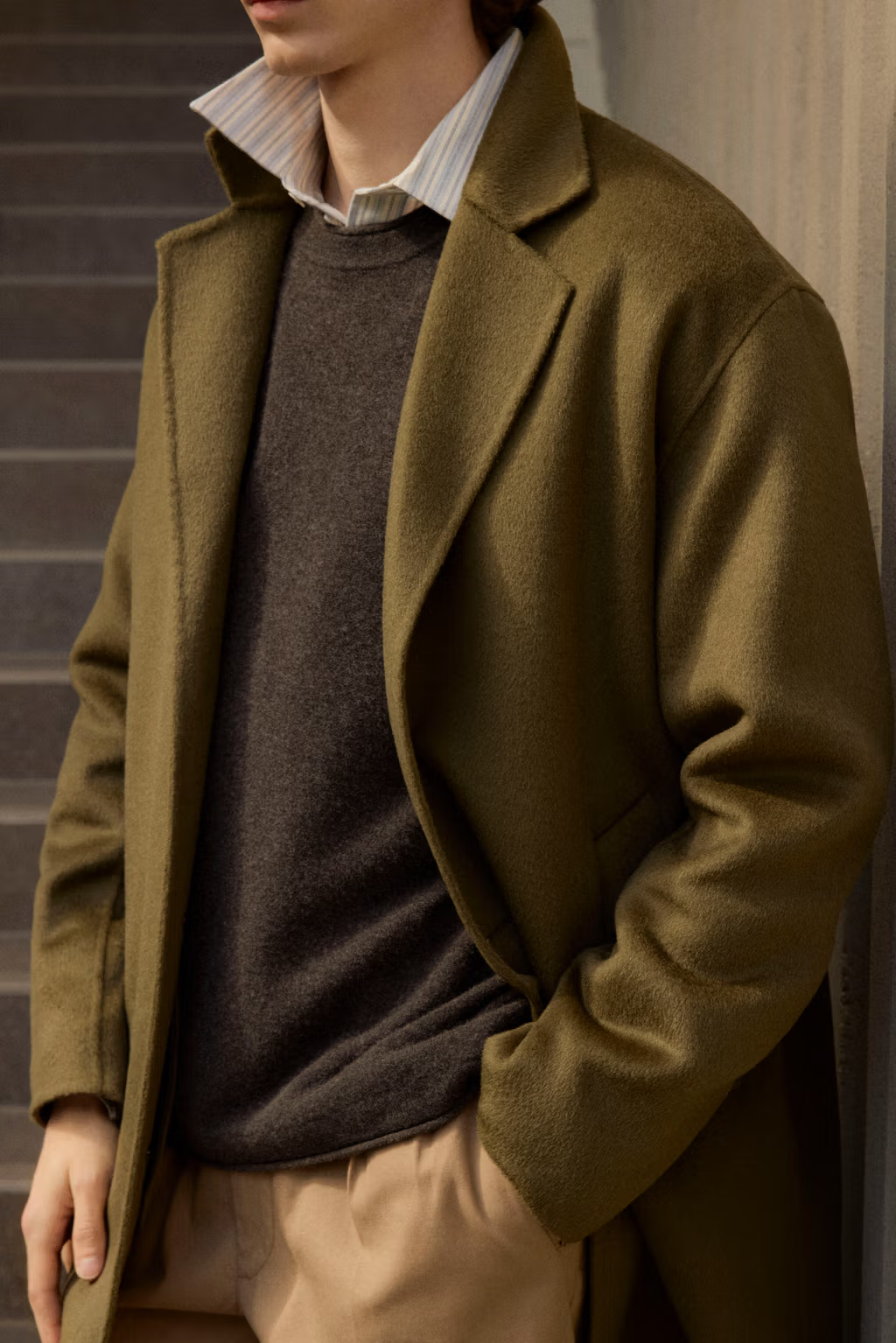Sammy 60026 Brushed Wool Sweater Earth Melange