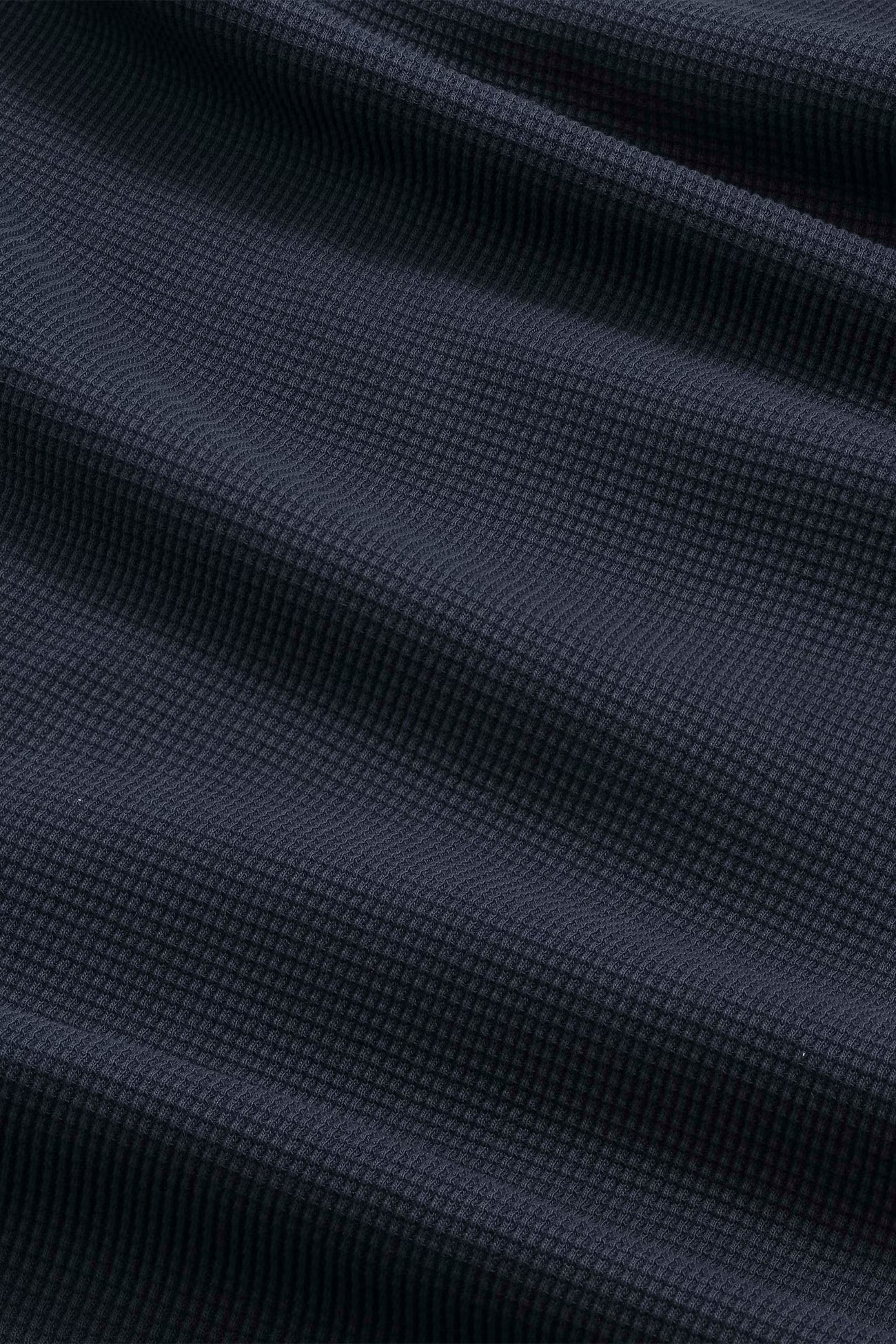 Jett Waffle knit Longsleeve 30035 Navy Blue